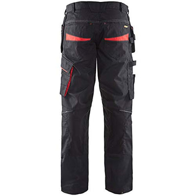 Blakläder 149613309956D116 Service Bundhose mit Nageltaschen Grösse in schwarz/rot, D116 D116 Black