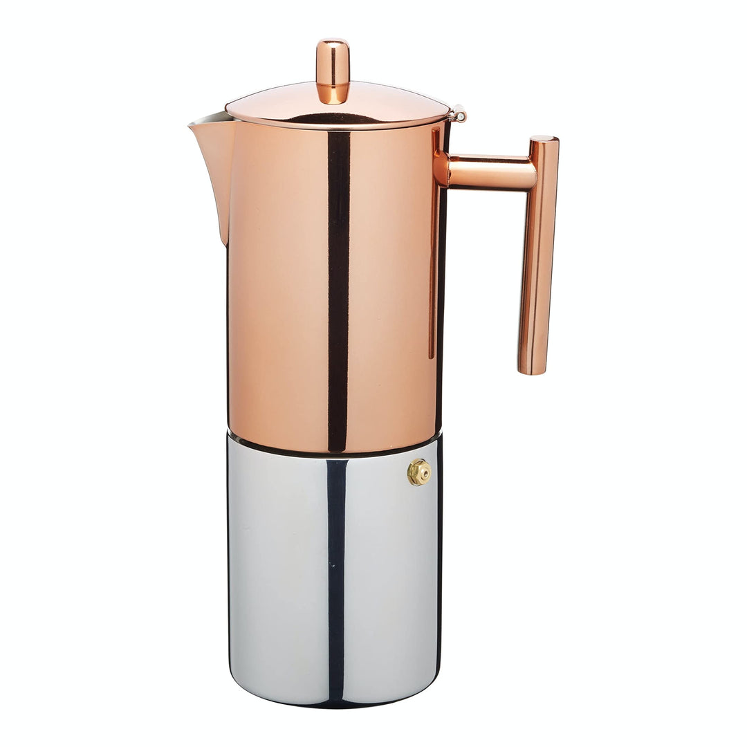 La Cafetière Espressokocher aus Kupfer Espressokocher für den Herd, Espressokocher für den Herd