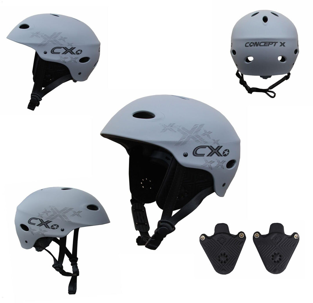 Concept X Helm Kiten Surfen Wakeboard Kajak GRAU XL, XL