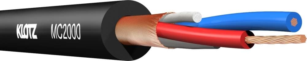 KLOTZ M2 high end Mikrofonkabel, schwarz, XLR female XLR male von KLOTZ (10m), 10m