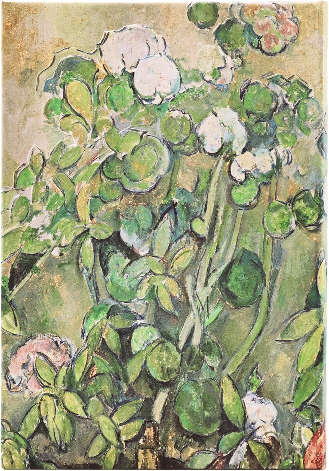 Cezanne’s Terracotta Pots and Flowers Midi Address Book (Elastic Band Closure)