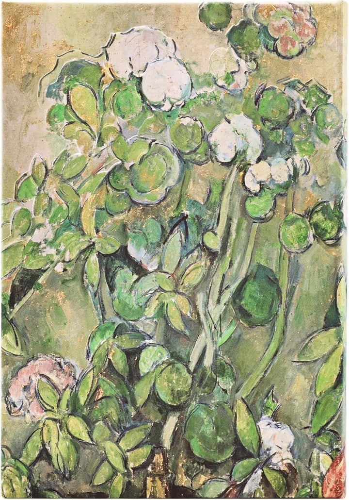 Cezanne’s Terracotta Pots and Flowers Midi Address Book (Elastic Band Closure)