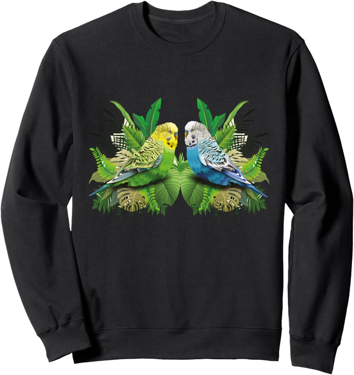 Wellensittiche Sittich Vogel Nymphensittich Sweatshirt