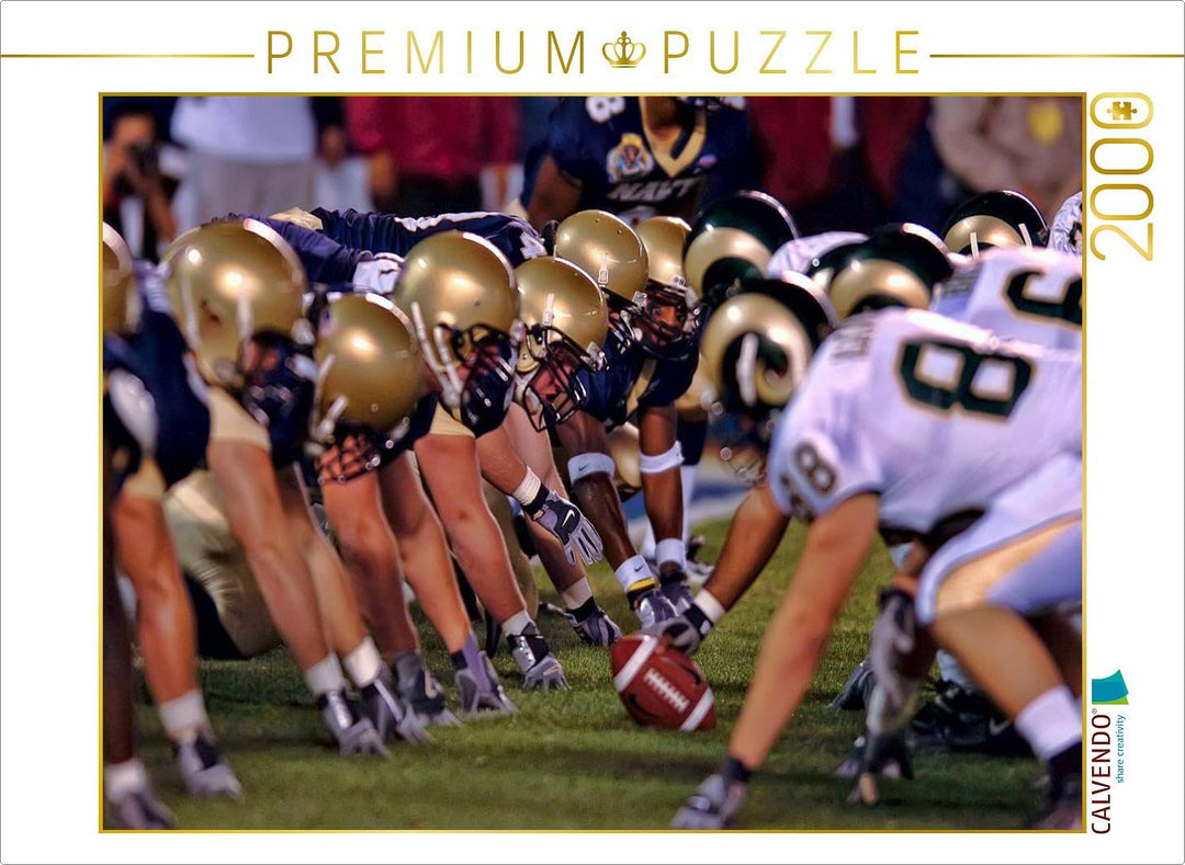 CALVENDO Puzzle Kraft und Taktik - American Football 2000 Teile Lege-Grösse 90 x 67 cm Foto-Puzzle B