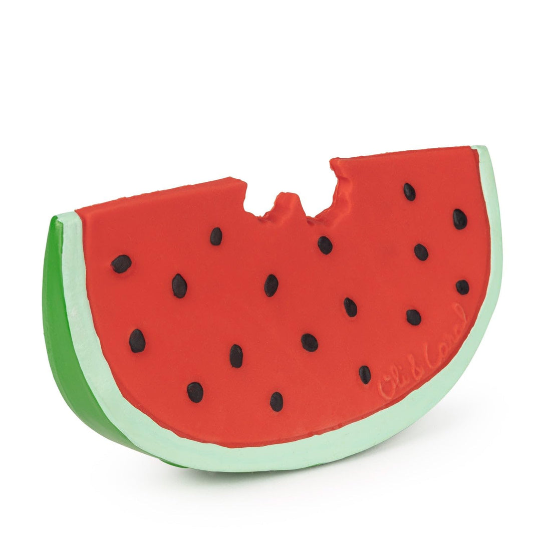 Oli & Carol LEG-WATERMELON Wally Wassermelone Badespielzeug/Beissspielzeug