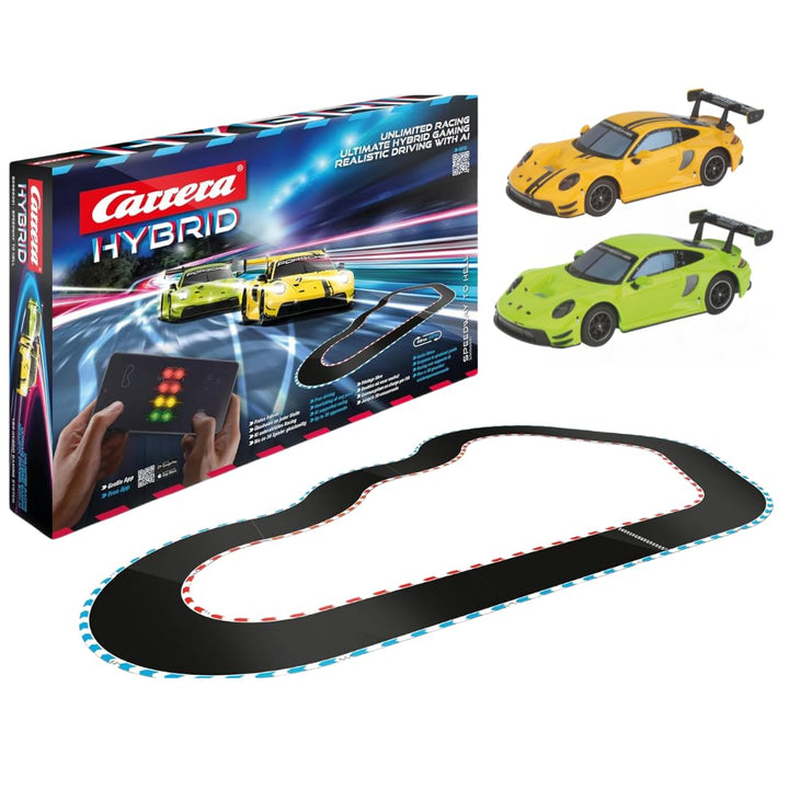 Carrera HYBRID Speedway to Hell I Rennspass der neuen Generation - Legendäre Rennboliden Porsche 911