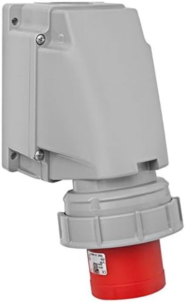 Wandgerätestecker 63A 5p 6h IP67 TWIST PCE 535-6
