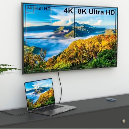 Hama Premium HDMI Kabel 2 Meter Ultra High Speed (Exzellentes Monitorkabel 4K / 8K, 48 Gbit/s, UHD B