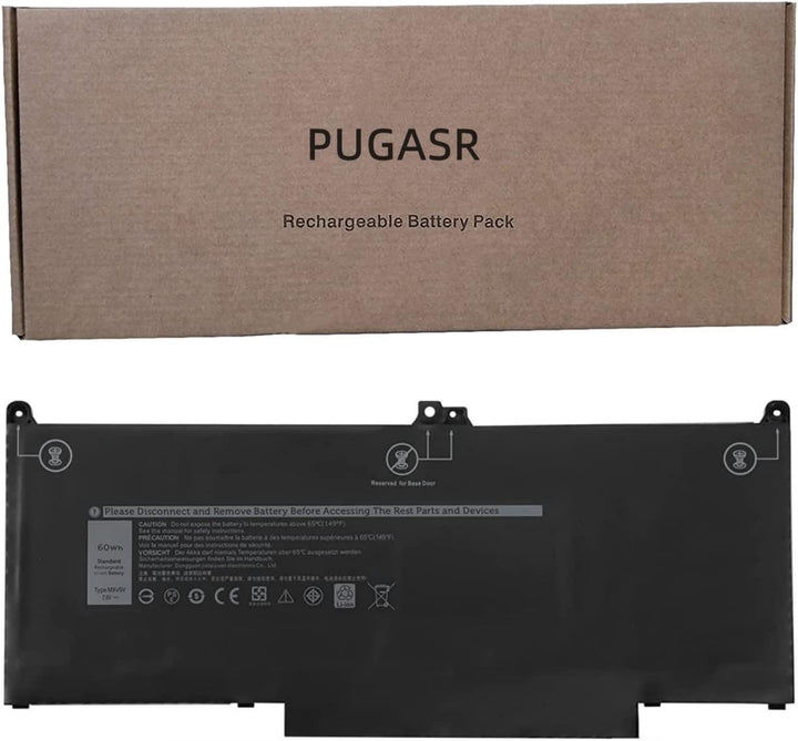 PUGASR MXV9V Laptop Akku Kompatibel mit Dell Latitude 5300 5310 7300 7400, Latitude 5300/5310 2-in-1