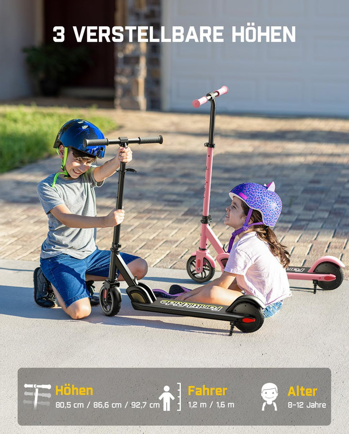FanttikRide C9 E Scooter Kinder ab 120-160CM, Faltbar E Roller für Kinder bis 60Kg,10/16 kmph, 8 km
