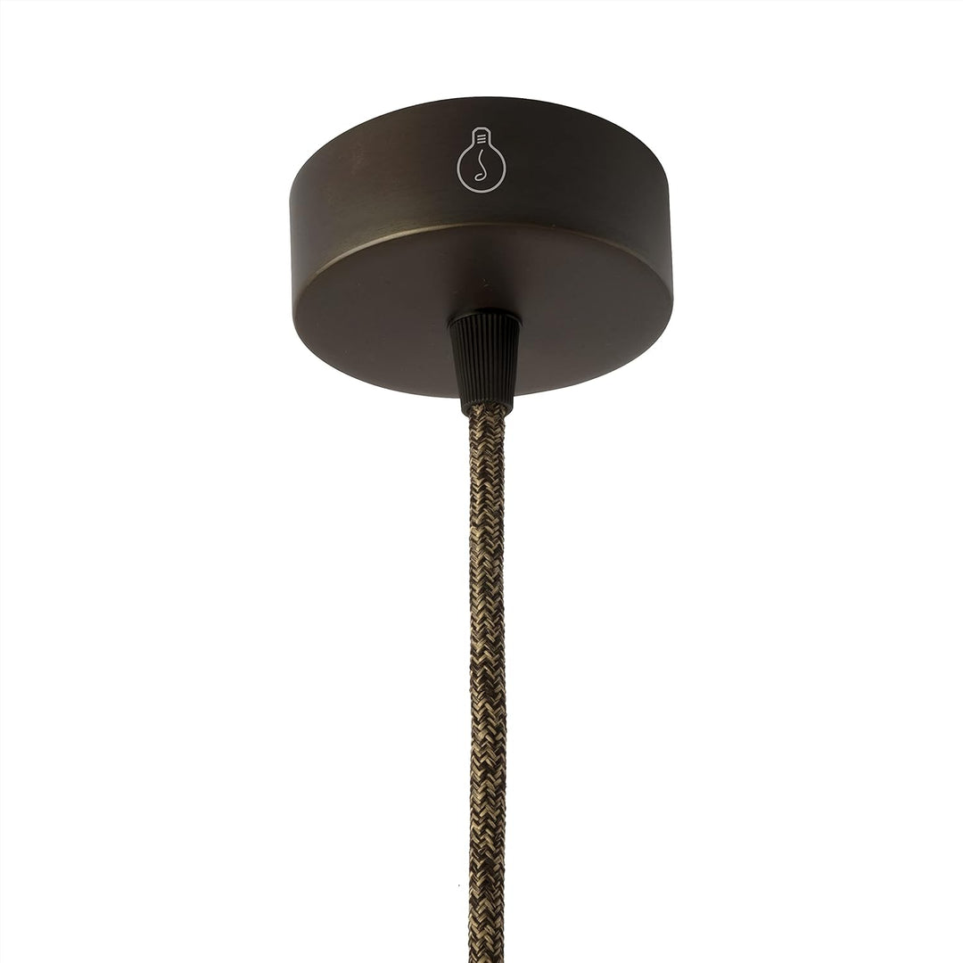 AMARCORDS - 3 Baldachin rosetten aus Metall, Farbe GLÄNZEND, Lampengehäuse komplett mit Kabelklemmen