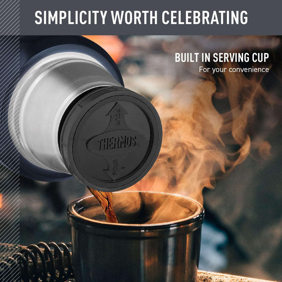 THERMOS SK2000AGTRI4 Stainless King Compact Bottle Edelstahl-Flasche, Mattgrün, Mattgrün