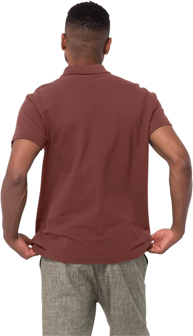 Jack Wolfskin Herren Essential M Polo, Barn Red