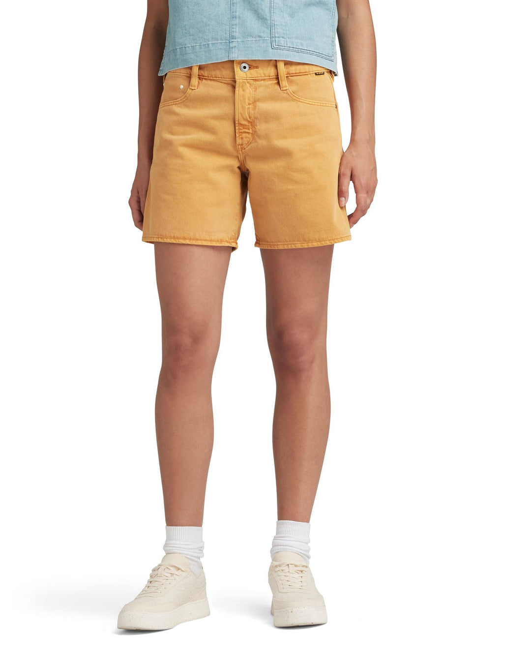 G-STAR RAW Damen Judee Denim Shorts 31W Gelb (Rainbow Harvest Gd D23211-d300-g039), 31W Gelb (Rainbo