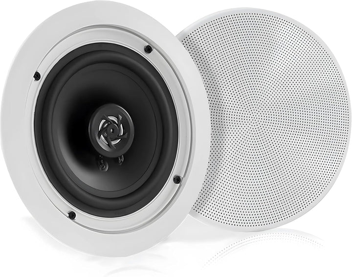 Pyle 13,3 cm Paar Bluetooth Flush Mount Unterputzkabel 2-Wege-Wandeinbaulautsprecher Schnelle Verbin
