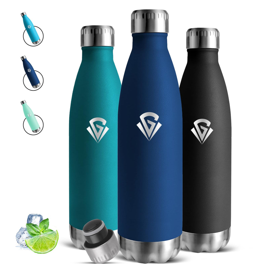 Mujigaga Thermosflasche- 0.75l- Trinkflasche Edelstahl, BPA-Frei, Trinkflasche Auslaufsicher, Kann m