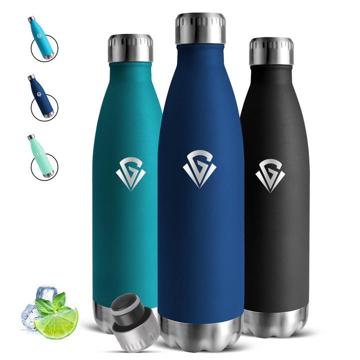 Mujigaga Thermosflasche- 0.75l- Trinkflasche Edelstahl, BPA-Frei, Trinkflasche Auslaufsicher, Kann m