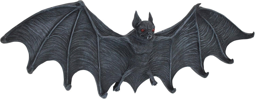 Design Toscano Halloween CL5847 Grosse Vampir Fledermaus modelliert Wandskulptur mit Haken Garderobe