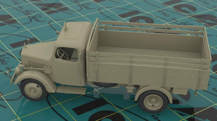 ICM 35420 Modellbausatz Typ L3000S, WWII German Truck, Schwarz, Extra gross