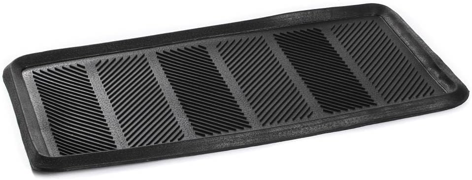 Schuhmatte Schuhablage Unterlage Schuhwanne Schuhabtropfschale Untersetzer 80 x 40 cm Gummi Abtropfs