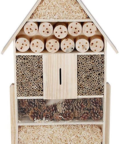 XXL Insektenhotel auf Stelzen - 119 cm x 50 cm x 12 cm - Stand Insektenhaus