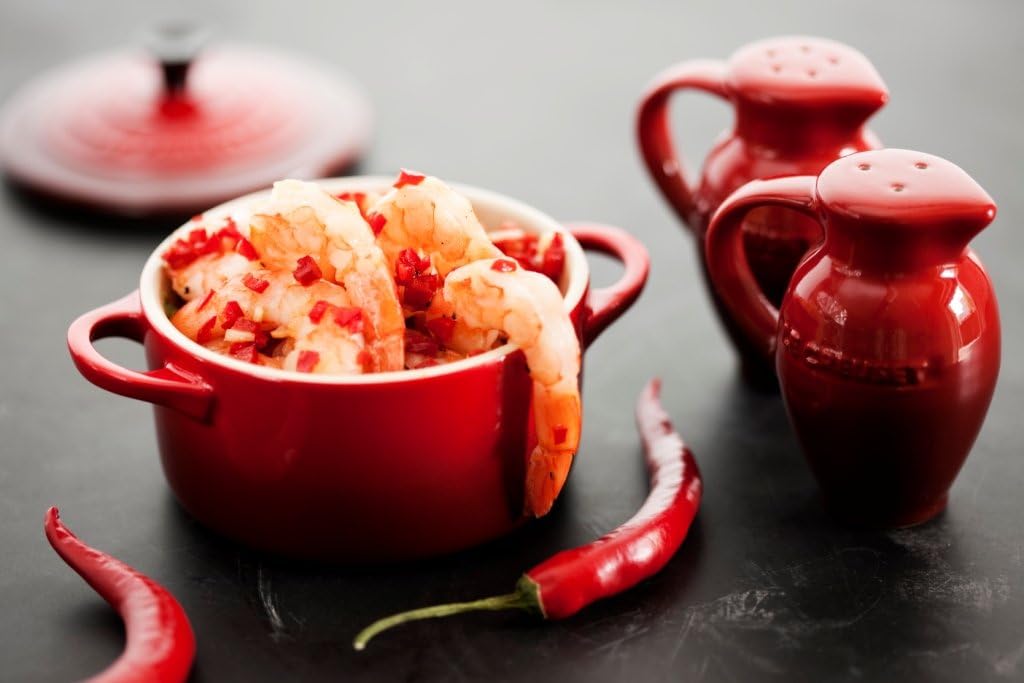 LE CREUSET Steinzeug Mini-Cocotte 200 ml, kirschrot, Kirschrot