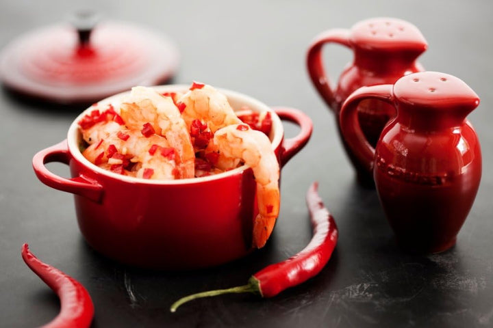 LE CREUSET Steinzeug Mini-Cocotte 200 ml, kirschrot, Kirschrot