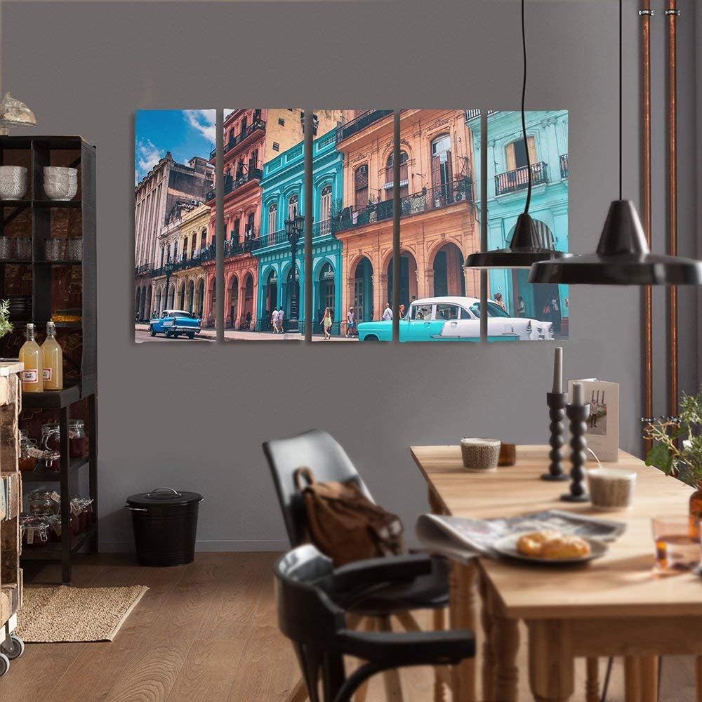 Feeby. Wandbild - 5 Teile - Deco Bild, gedrucktes Bild, Foto, Deco Panel, XXL, 5-Teilig, Typ C, 250x