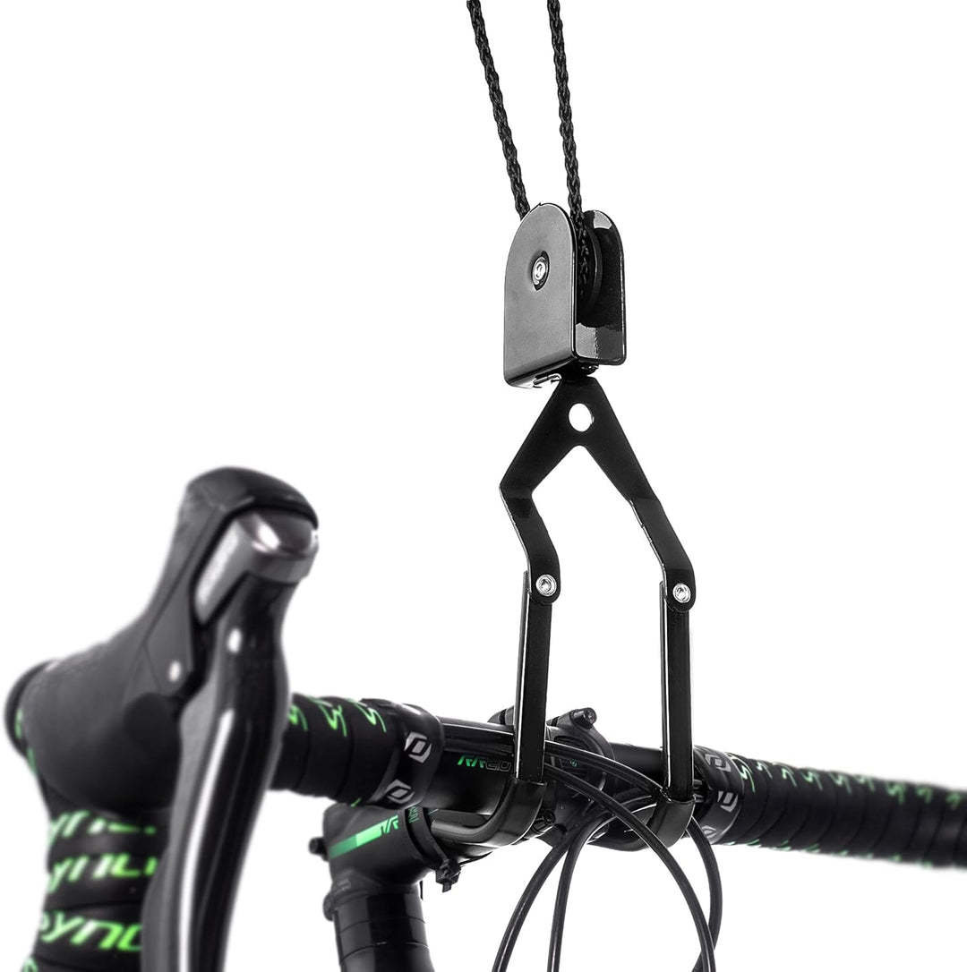 KADAX Fahrradlift bis 20kg Tragkraft, Fahrradaufhängung für Decke, Deckenhalterung für Fahrrad, Fahr