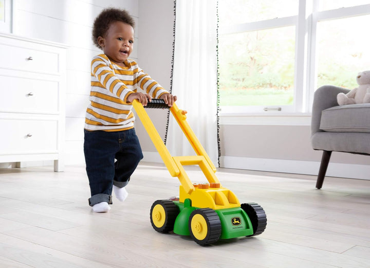 John Deere 35060 Elektronischer Rasenmäher, Spielzeug für Kinder, Grün, Rasenmäher