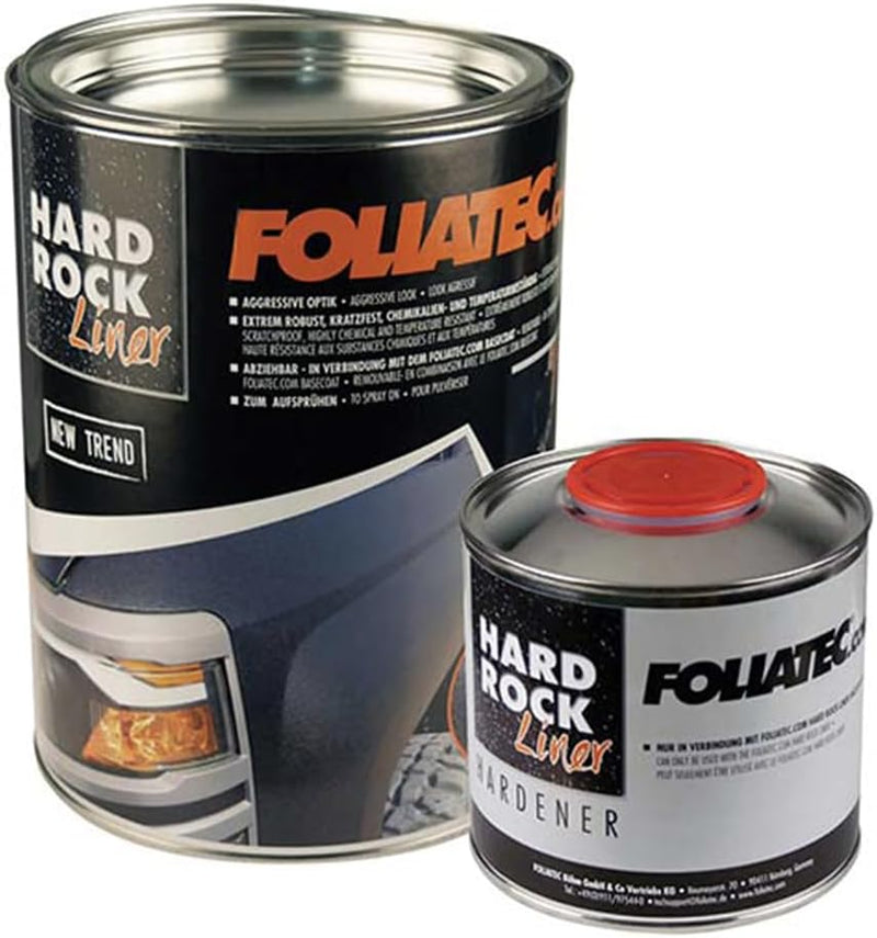 Foliatec Hard Rock Liner Permanent Set ist eine permanente Bedliner-Sprühbeschichtung: ausreichend f