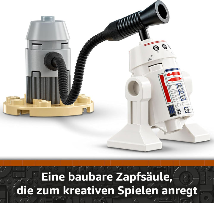 LEGO Star Wars 75410 Mandos und Grogus N-1 Starfighter Spielzeug mit The Mandalorian, Grogu & R5-D4