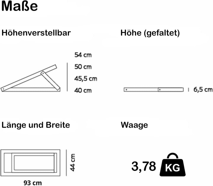 Anti-rutsch Hunderampe | Auffahrrampe für Hund und Katze | Hundetreppe für Bett oder Sofa | Hunderam