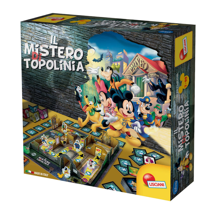 Lisciani Giochi 97876 Disney The Mystery of Mickey Mouse, Box Society, Plankenspiel, 3D-Papierstrukt