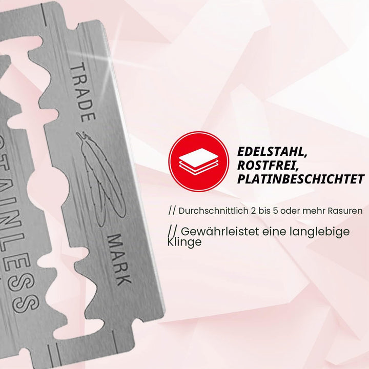 200 Feather Razor Blades NEW Hi-stainless Double Edge by Feather