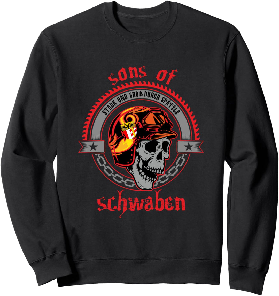 Sons of Schwaben Heimat Freiheit Ausfahrt Strasse Rocker Sweatshirt