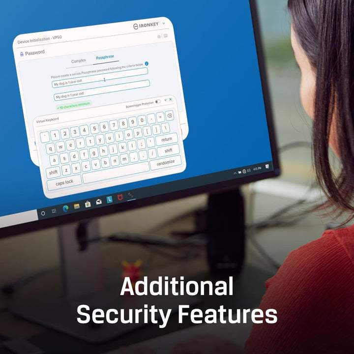 Kingston IronKey Vault Privacy 50 FIPS 197 Typ-C -zertifizierter und mit XTS-AES 256-Bit verschlüsse