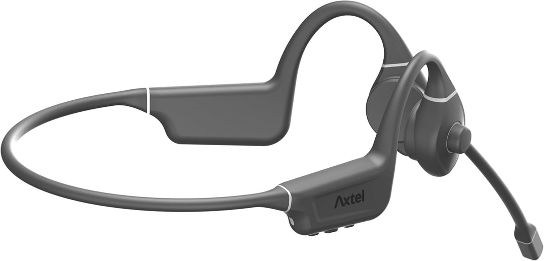 Aura Pro Bone Conduction Bluetooth Headset, Open-Ear Awareness, ENC Noise Reduction Microphone, Dual