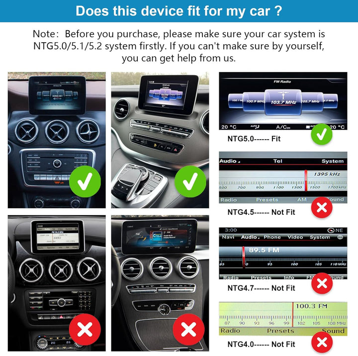 Ninetom Autoradio 10,25 Zoll Touchscreen für 2015-2018 Mercedes Benz A/C/V-Klasse GLA CLA W176 C117