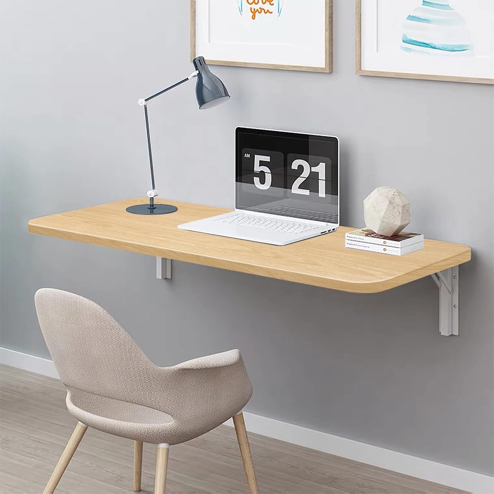 LANTUS Computertisch, Wandklapptisch Schreibtisch Plateau, Esstisch Küchentisch für die Wand Klappti