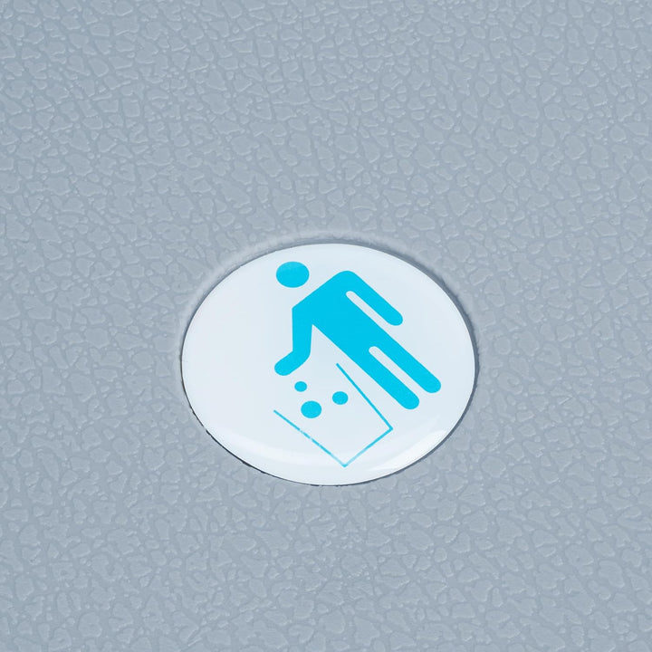 Relaxdays Einbaumülleimer Küche, Auszug, Duo je 8 l, Müllsystem Unterschrank, Kunststoff, HxBxT: 35,