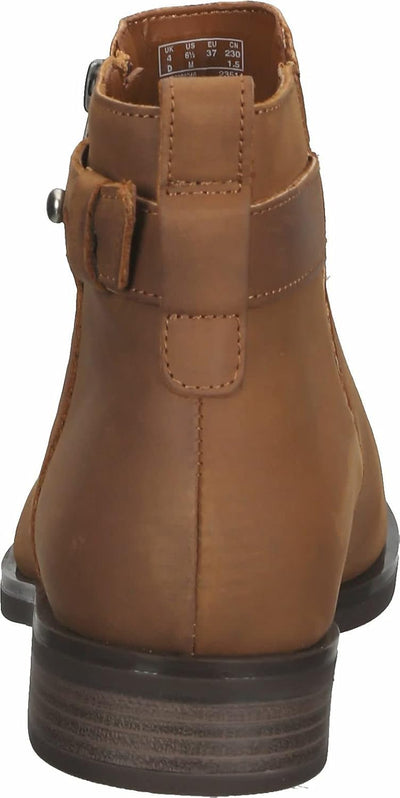 Clarks Damen Memi Lo Chelsea-Stiefel 38 EU Dunkelbraunes Leder, 38 EU Dunkelbraunes Leder