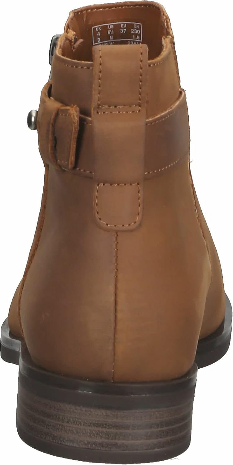 Clarks Damen Memi Lo Chelsea-Stiefel 38 EU Dunkelbraunes Leder, 38 EU Dunkelbraunes Leder