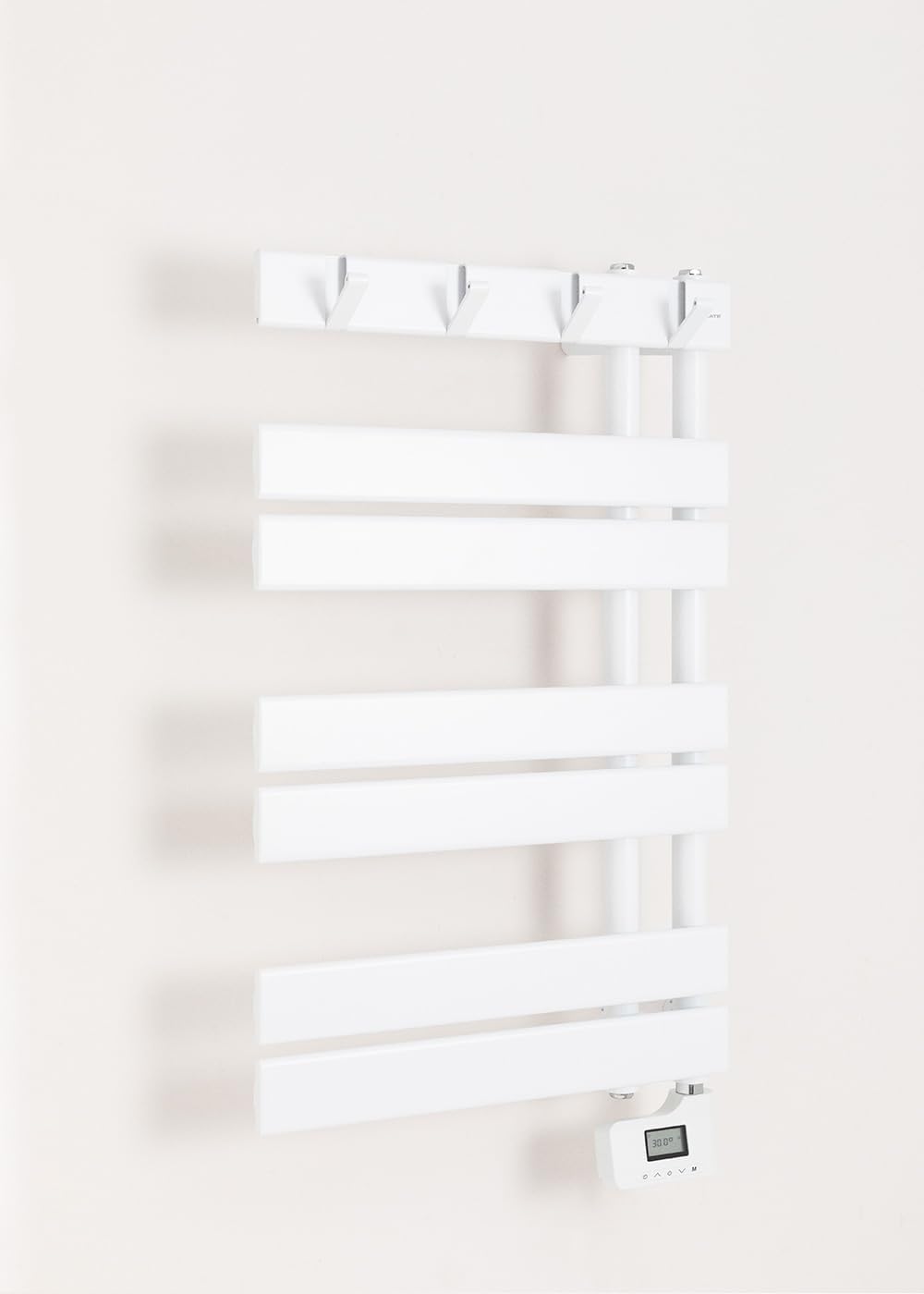 CREATE / WARM Towel MODERN/Elektrischer Badheizkörper Weiss / 80x50 cm / 2 in 1, 6 Betriebsarten, LC