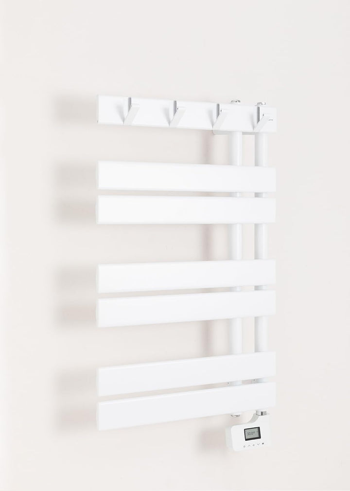 CREATE / WARM Towel MODERN/Elektrischer Badheizkörper Weiss / 80x50 cm / 2 in 1, 6 Betriebsarten, LC