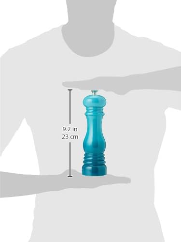 Le Creuset Salzmühle, ABS-Kunststoff, 6,2 x 6,2 x 20,8 cm, Keramik-Mahlwerk, Karibik, 96002000490000