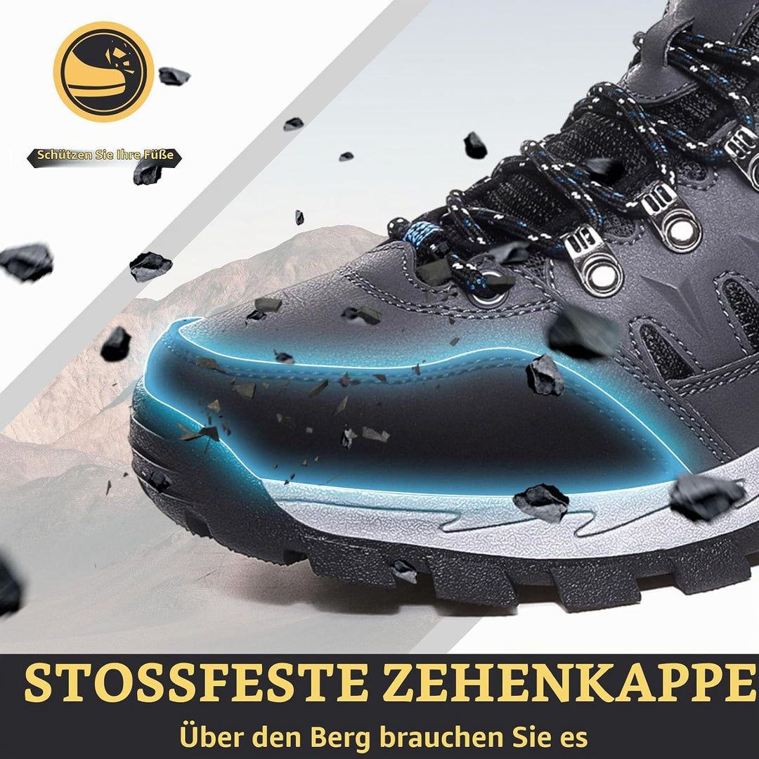 Littleplum Herren Wanderschuhe Winterschuhe Waterproof Wanderstiefel Outdoor Rutschfest High Top Tre