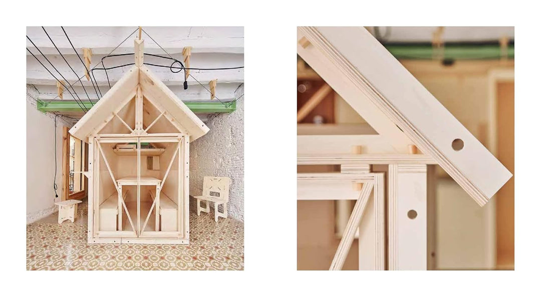 Kleine Hütten bauen: Inspiration für das gemeinsame Konstruieren und Werken mit Kindern. Schritt-für