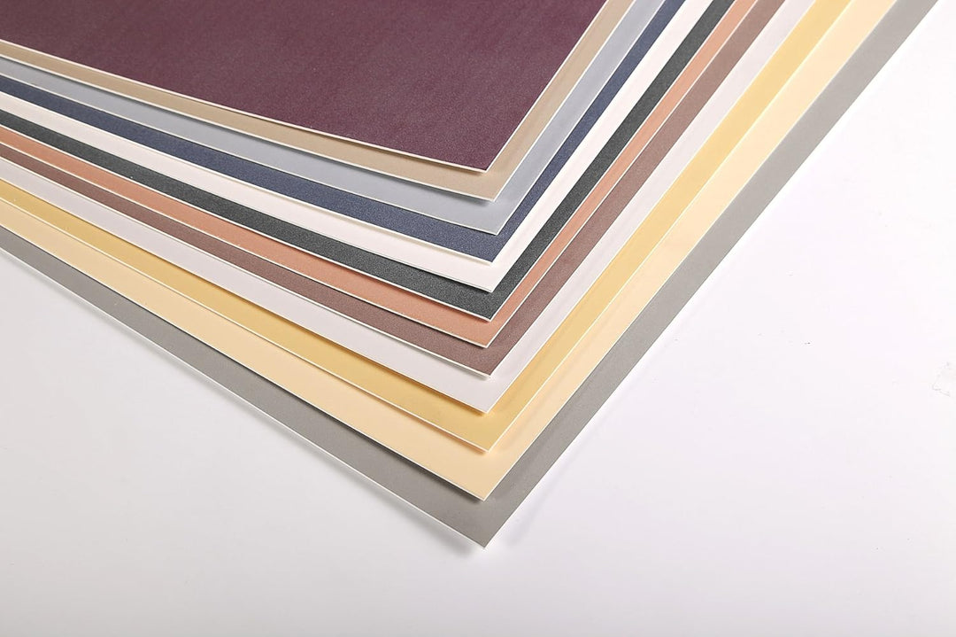 Clairefontaine 496011C Packung (mit 5 Zeichenbögen Pastelmat auf Karton kaschiert 1800 µm, 50 x 70 c