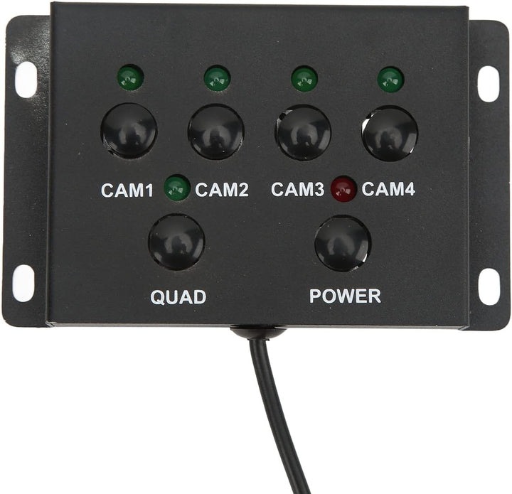 KIMISS 4-Kanal-Video-Splitter, 1080P AHD 4-Kanal-Video-Splitter-Controller DC12V 24V Kamera-Video-Bi